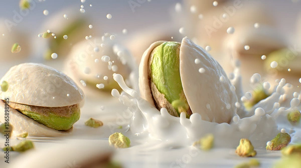 Obraz pistachio milk