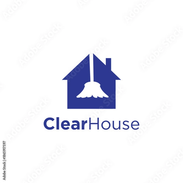 Obraz Clear House Logo Vector Modern