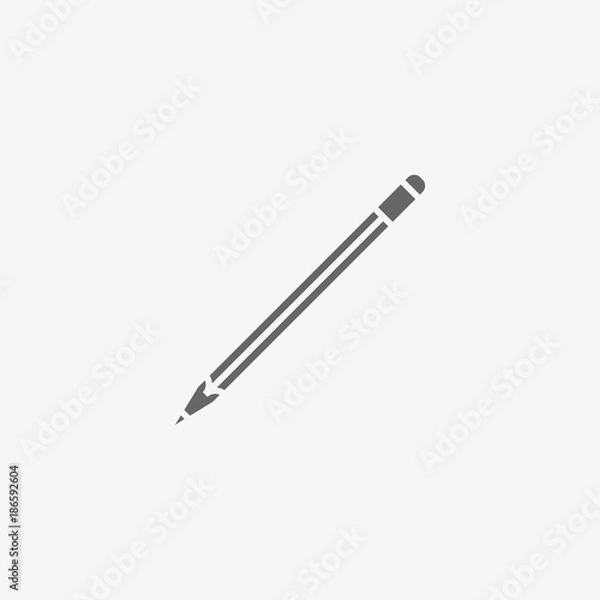 Obraz pencil vector icon