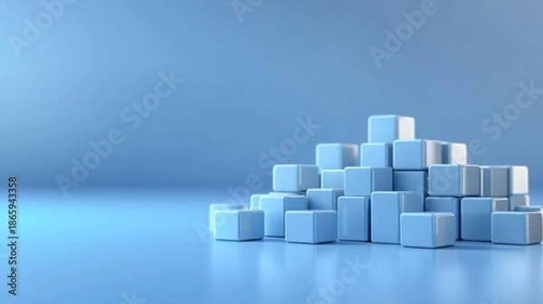 Obraz Captivating abstract visuals merging technology with modernity.