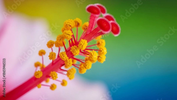 Obraz red and yellow tulips