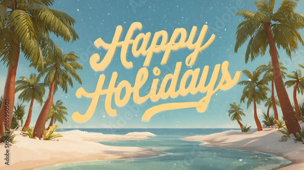 Obraz happy holidays	
