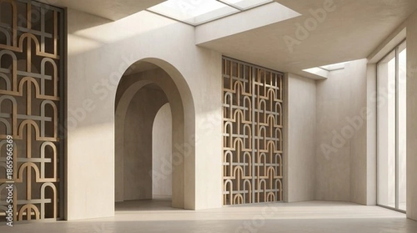 Obraz Modern Ramadan Background