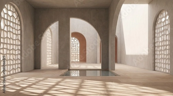 Obraz Modern Ramadan Background