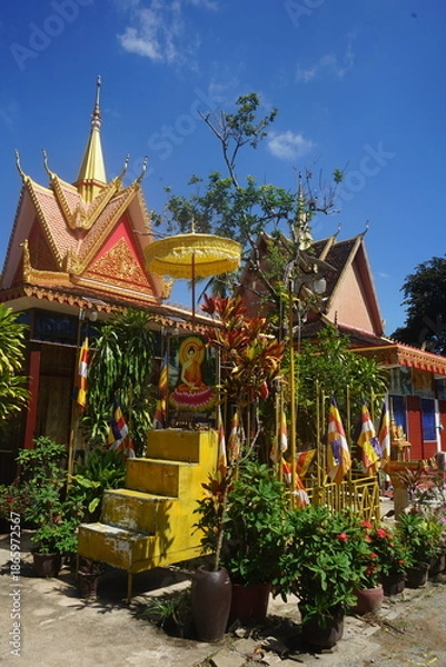 Obraz buddhist monastery