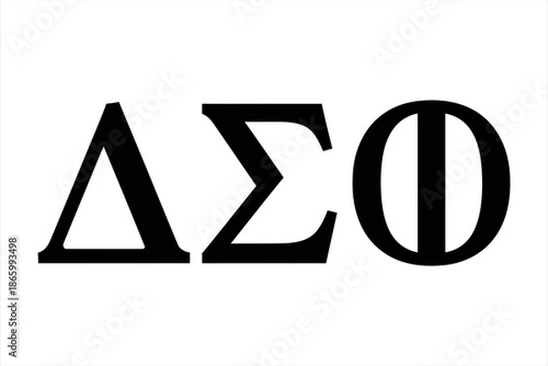Obraz Delta Sigma Phi Greek Letters