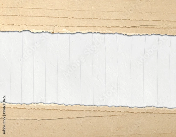 Obraz torn paper background with copy space on centre 