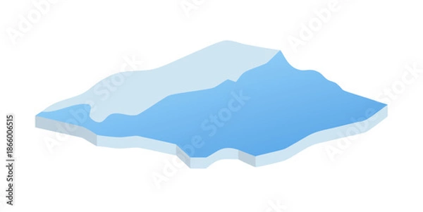 Fototapeta Abstract mountain landscape