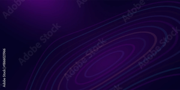 Obraz Digital Big Data Flow Vector Background. Big Data Technology Lines. Abstract Science Technology Illustration.eps10