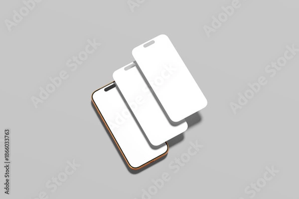 Obraz Phone Screen Blank Mockup