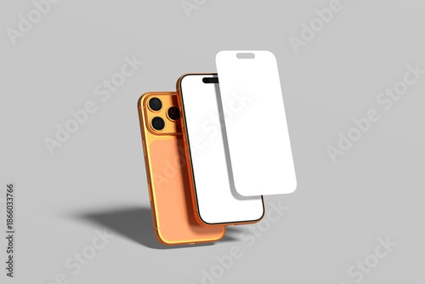 Obraz Phone Screen Blank Mockup