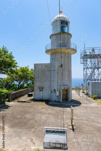 Obraz 甑島列島最南端にある釣掛埼灯台