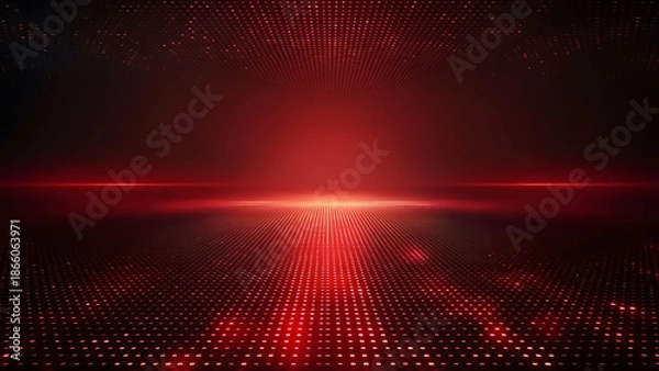 Fototapeta abstract red background with rays