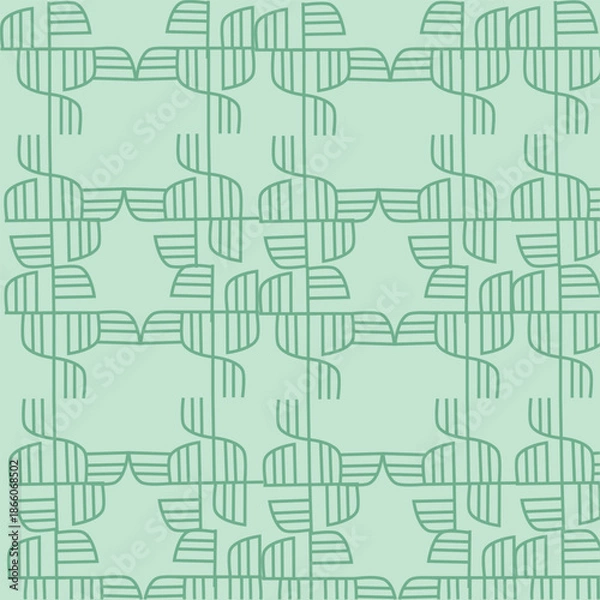 Obraz Abstract line pattern for creative background artwork presentation, vector illustration