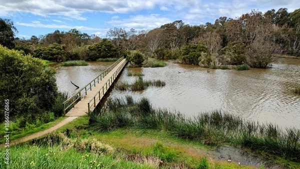 Obraz bridge over lake
