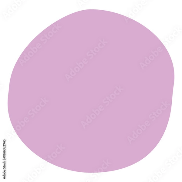 Obraz Pink circle shape element png isolated