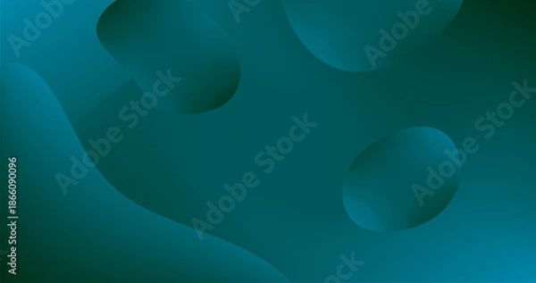 Obraz Abstract blue gradient background with Fluid Mesh on Copy Space