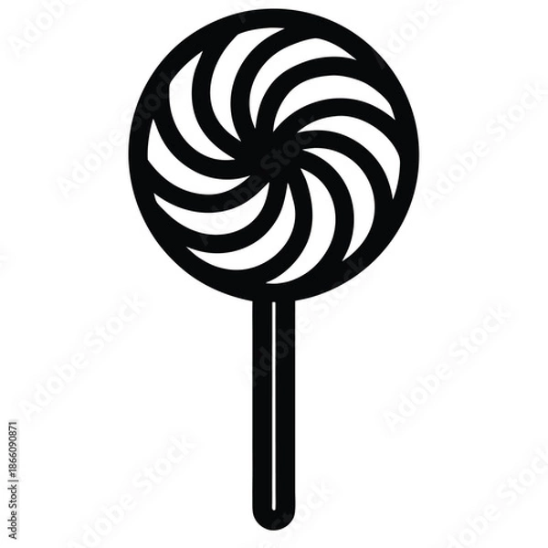 Obraz lollipop vector icon