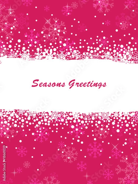 Obraz pink christmas