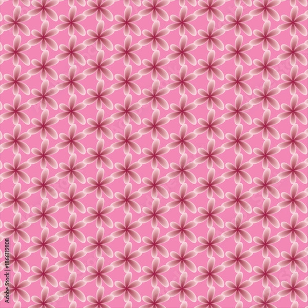 Obraz Seamless Floral Pattern On A Pink Background design