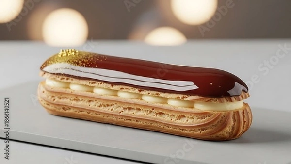 Obraz Decadent Chocolate Eclair Pastry