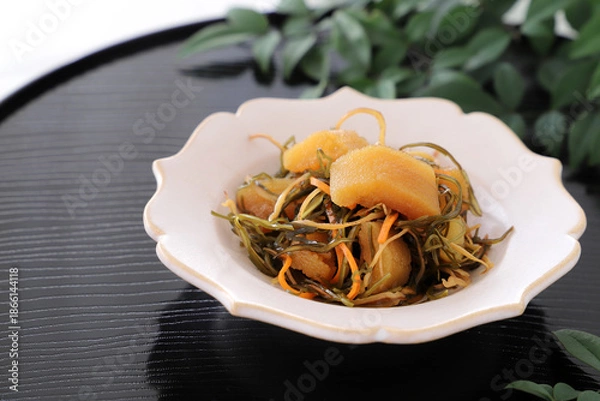 Obraz 数の子　松前漬け