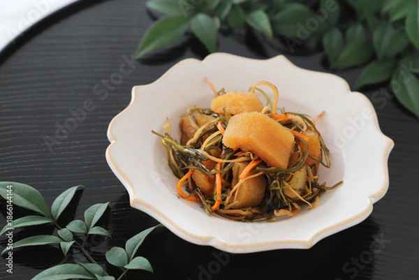 Obraz 数の子　松前漬け