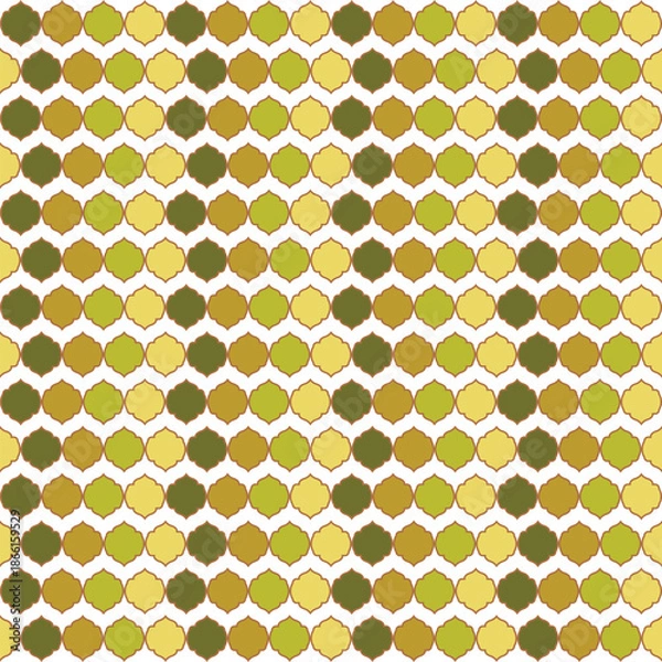 Obraz Ramadan geometric pattern of interlocking shapes.