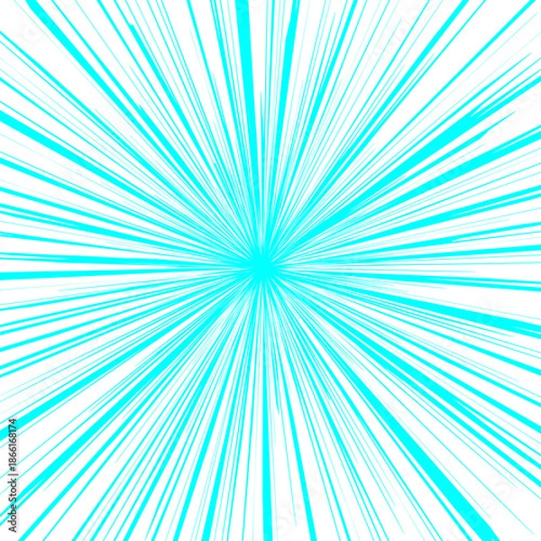 Obraz blue rays background