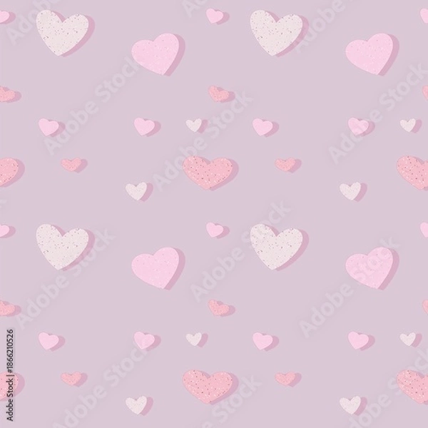 Fototapeta seamless pattern with hearts