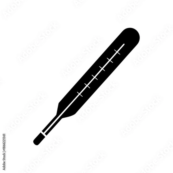 Obraz thermometer isolated on white background