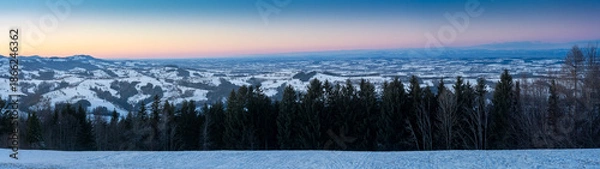 Obraz Abendliches Mostviertelpanorama