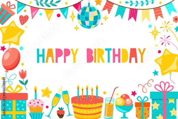 Fototapeta birthday_background02.eps