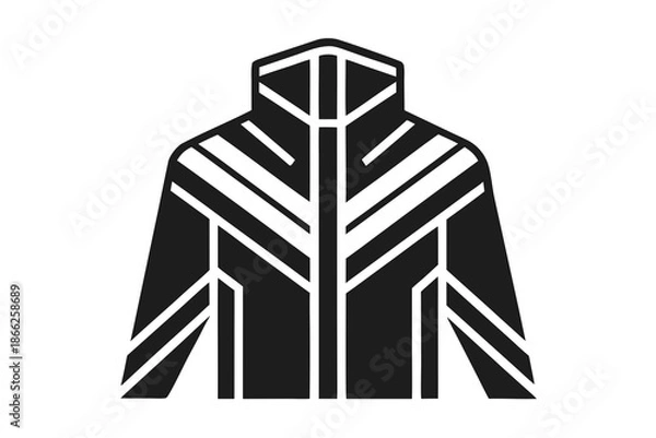 Obraz ski outerwear icon slanted shoulder