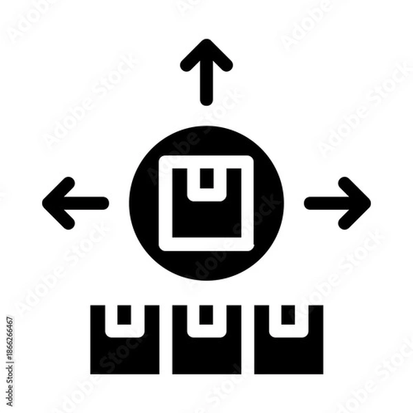 Obraz distribution icon