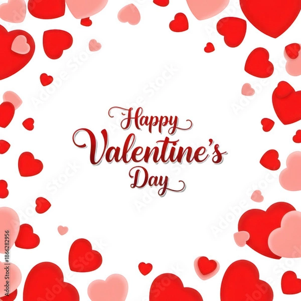 Obraz Happy valentine's day card