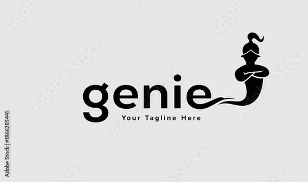 Obraz Genie Logo icon vector modern template