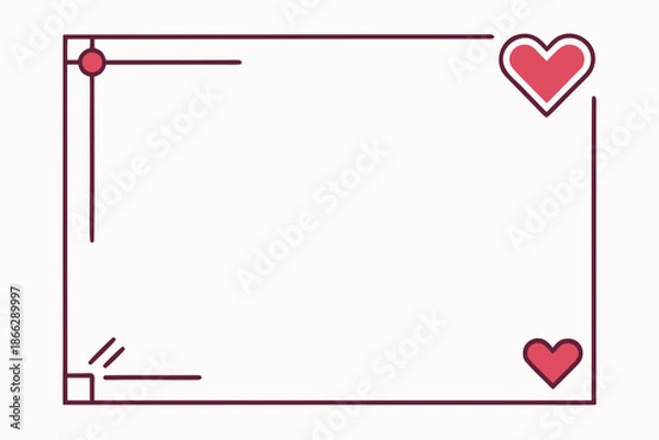 Obraz frame corner design element icon