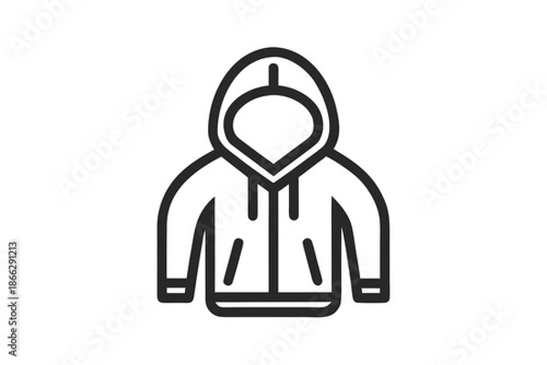 Obraz simple hoodie icon