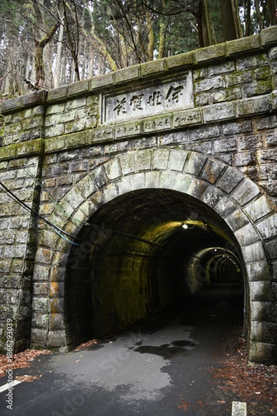 Fototapeta 伊世賀美隧道（旧伊勢神トンネル）