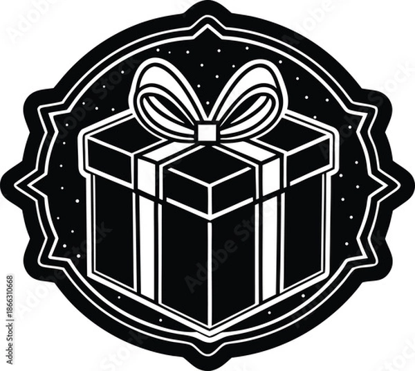 Obraz gift box vector illustration