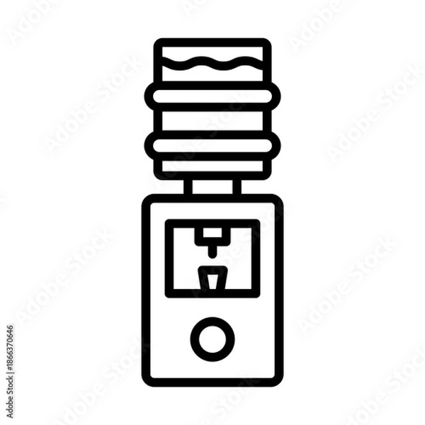 Obraz Water Cooler Icon Design