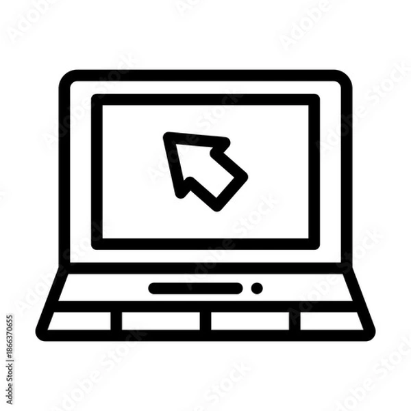 Obraz Laptop Icon Design