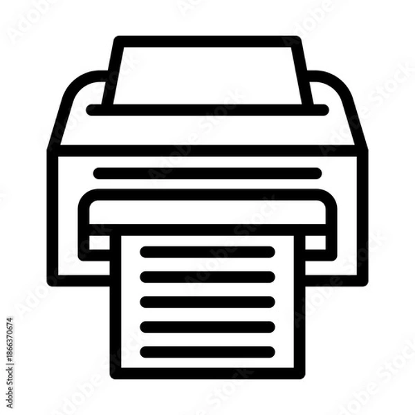 Obraz Printer Icon Design