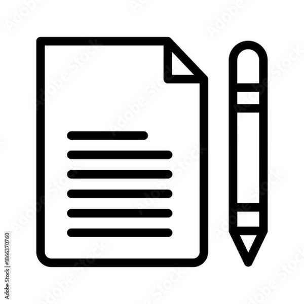 Obraz Notepad Icon Design