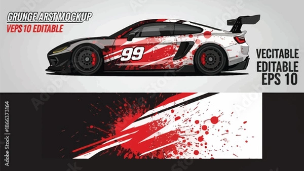 Obraz racing car design