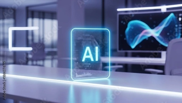 Fototapeta Ai technology