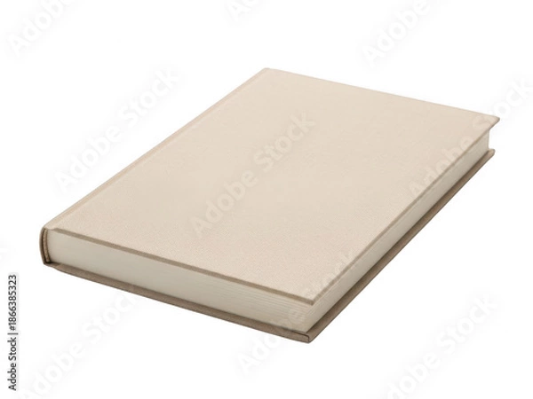 Obraz Closed book isolated on transparent background