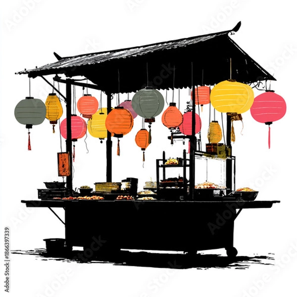 Obraz chinese restaurant menu