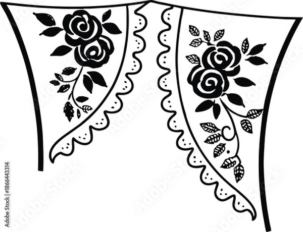 Fototapeta floral design element